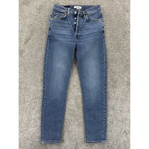Re/Done High Rise Blue Jeans
